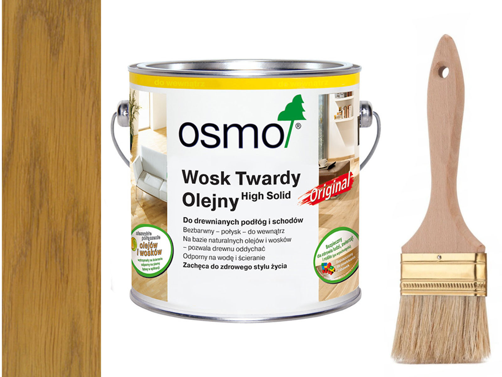 Фото - Лаки й лазурі OSMO 3032 wosk twardy olej 0,75L Jedwabisty Połysk 