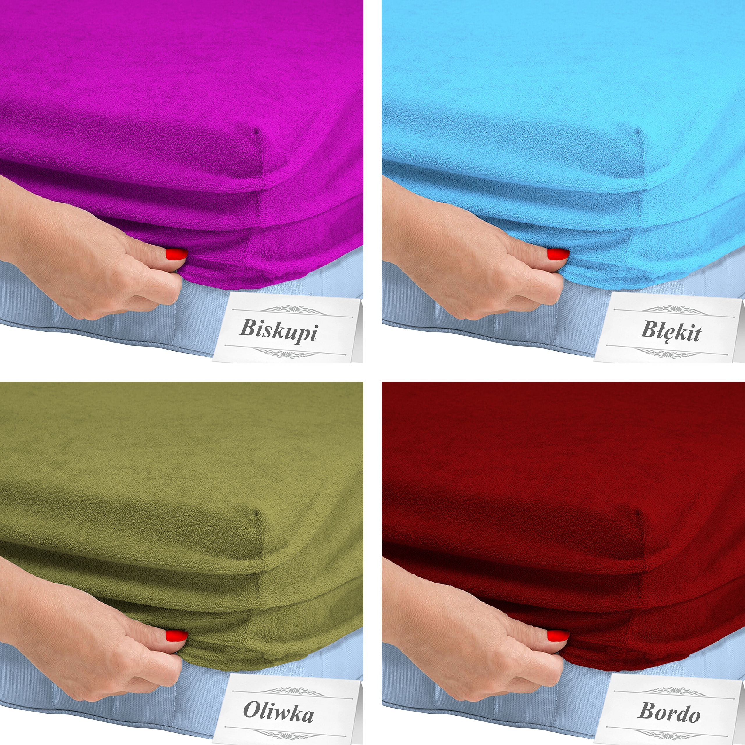 PRZEŚCIERADŁO FROTTE Z GUMKĄ 200x220 GRUBE BAWEŁNA Wymiary 200x220cm