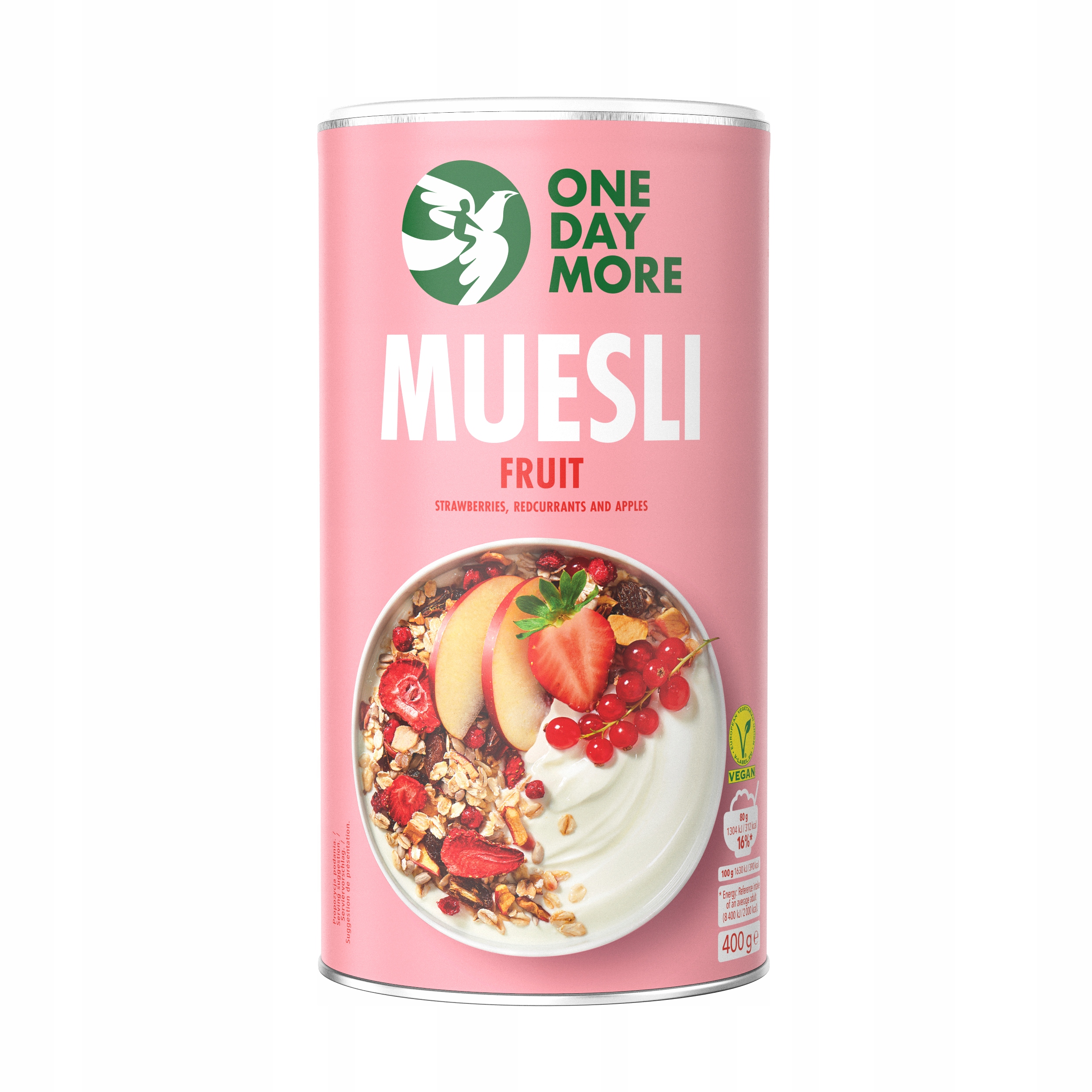 ONE DAY MORE - MUSLI OWOCOWE NATURALNE MUESLI 400g