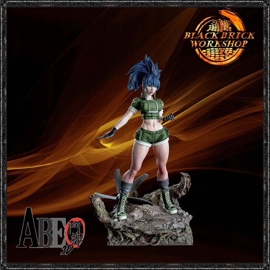 Leona Heidern Nevymalovaná Abe 3D 1/9 (200mm) Měřítko (sfw) 3D Tisk
