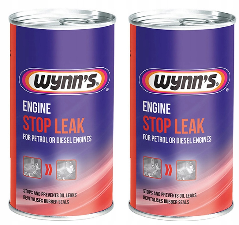 2SZT 2X Engine Oil Stop Leak Dodatek Środek Uszczelniający Silnik Wynns