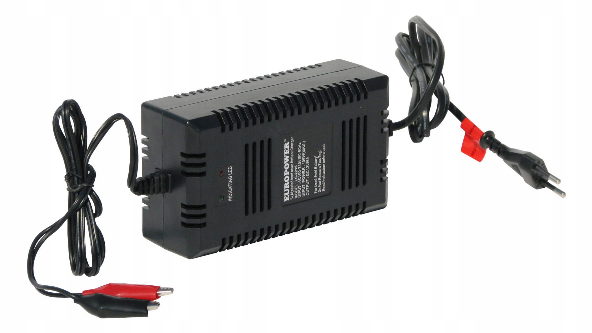 Ładowarka Prostownik Akumulatorów Agm Ołowiowych 12V 6A Do 60AH Europower