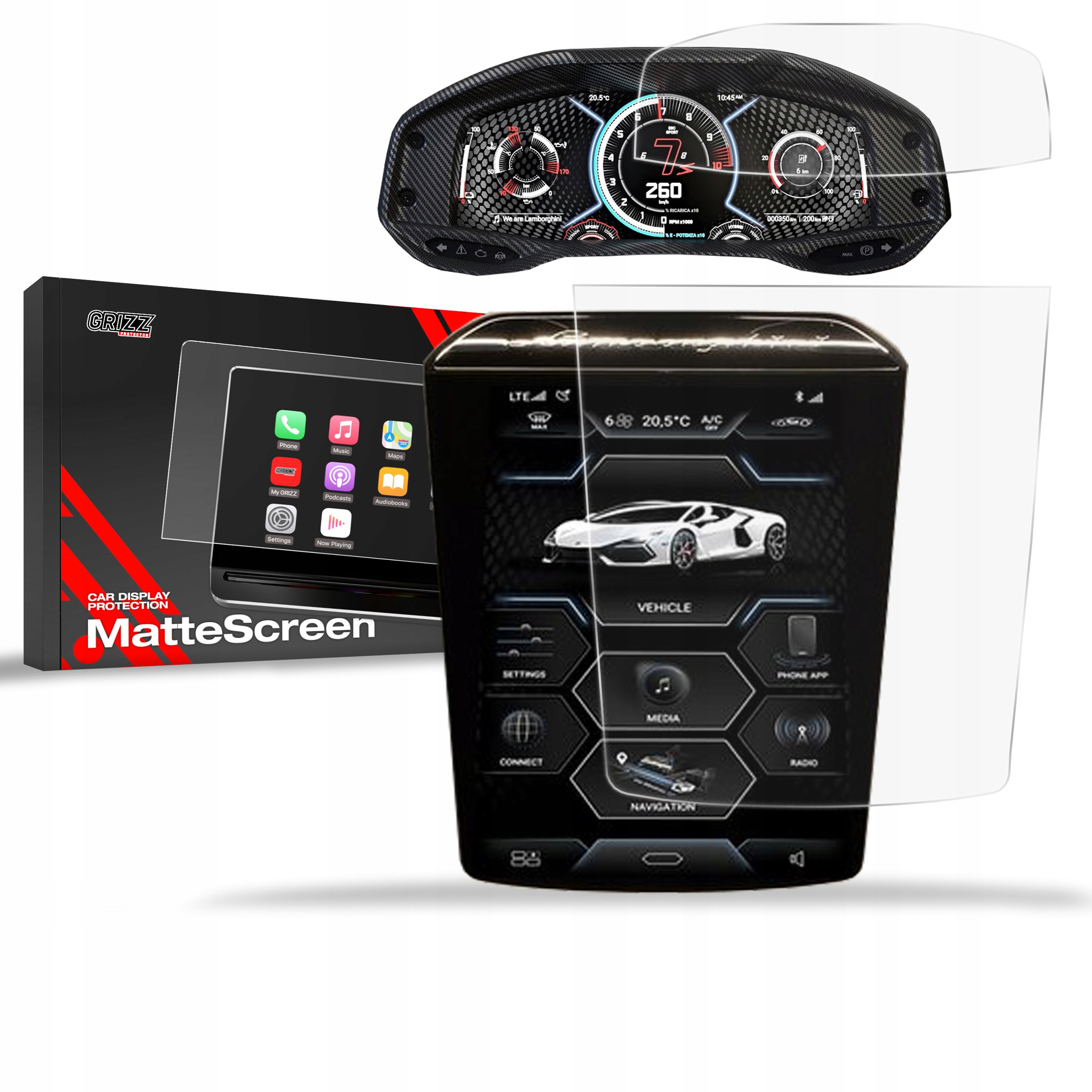 2w1 Folia Antyodciskowa do Lamborghini Revuelto (2024-2025)