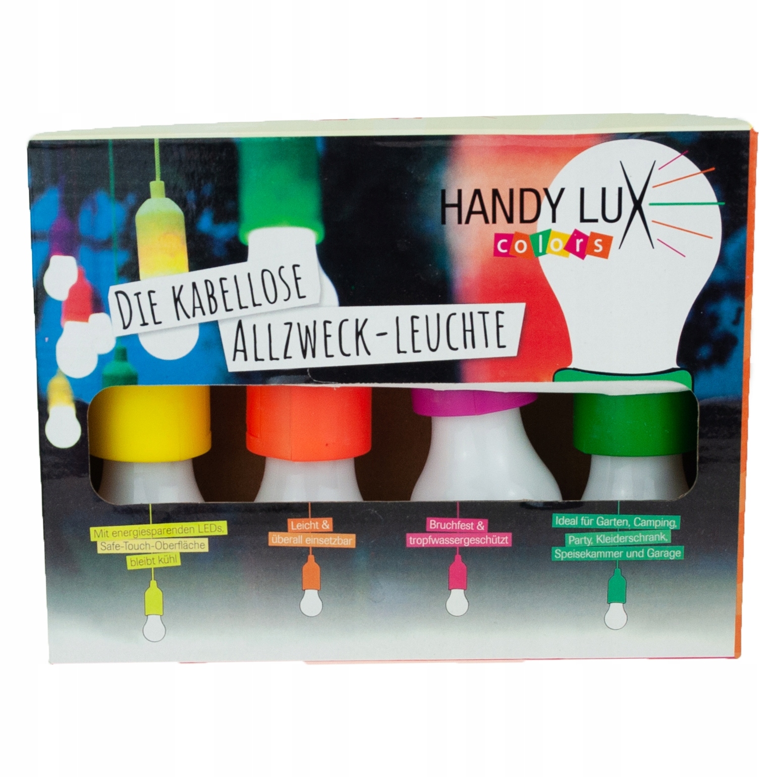 LAMPKI LED SZNURKU BATERIE KOLOROWE ŻARÓWKA 4SZT ŻARÓWKI Marka inna marka