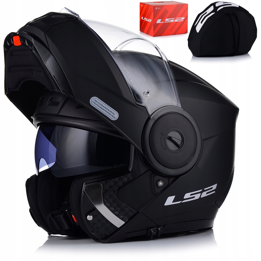 Motocyklová Prilba LS2 FF902 Scope II P/j Výklopná Čierna Matná Blenda