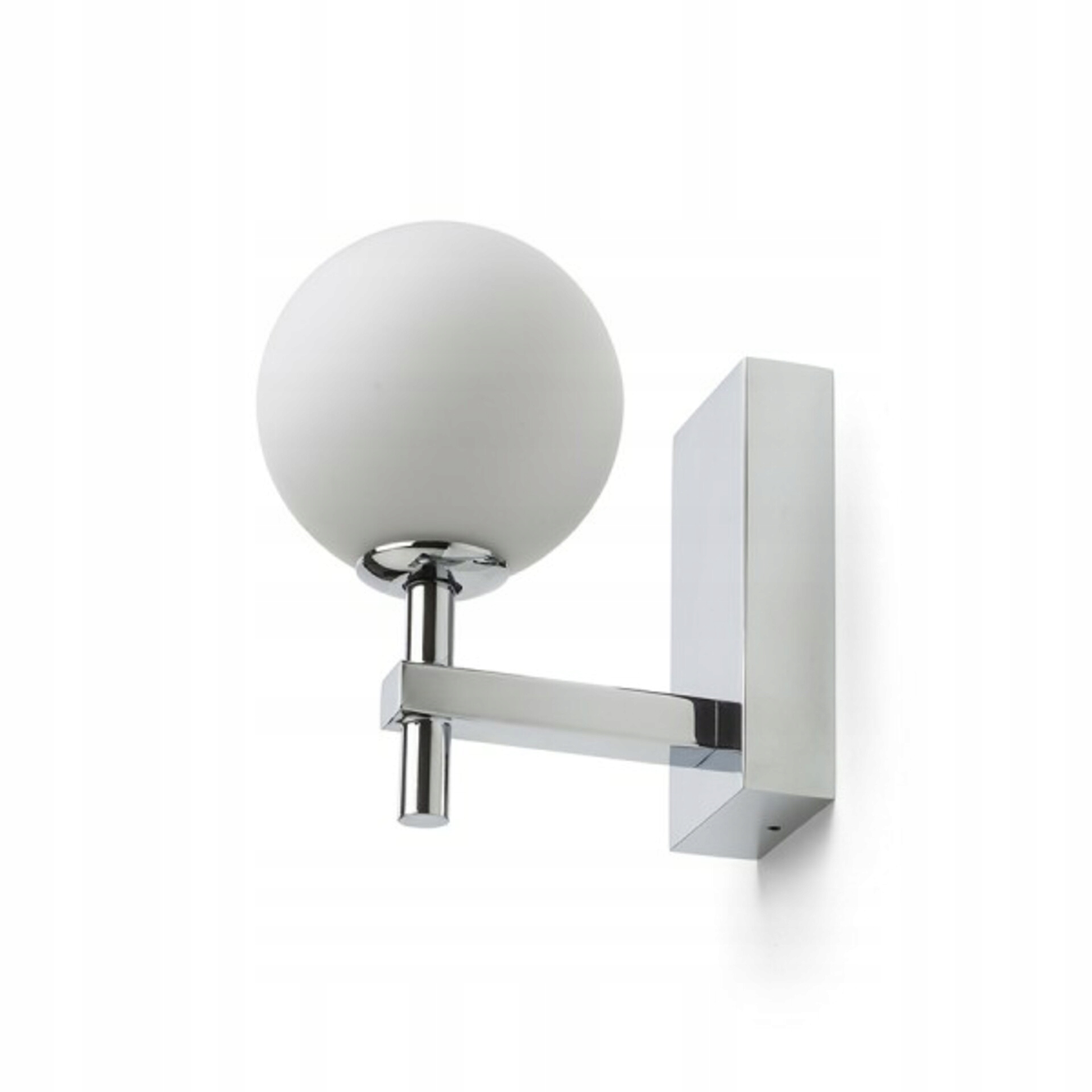 Rendl Peggy nástěnné svítidlo chrom/opálové sklo G9 6W IP44