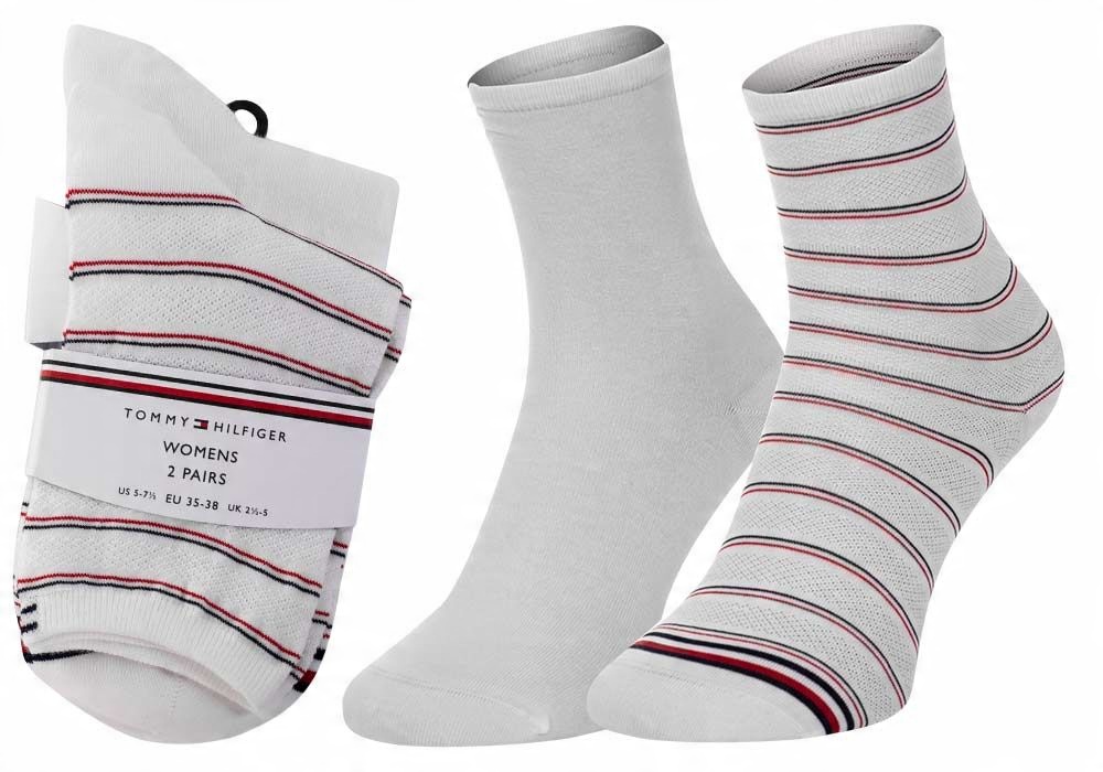 

Tommy Hilfiger Skarpety Damskie 2P White r. 39-42