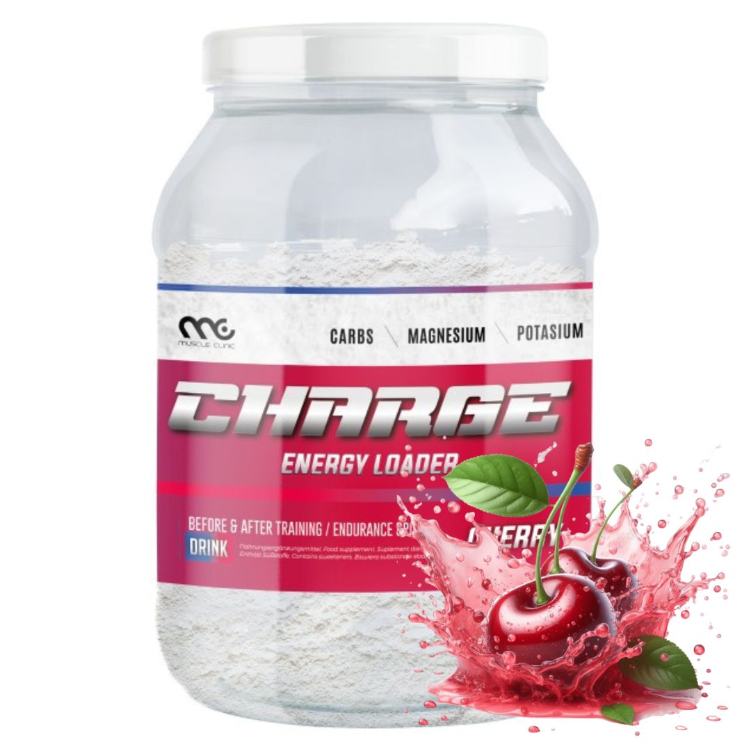 Muscle Clinic ChargeUP 1000g Carbo MIX višeň sacharidy uhlí energie