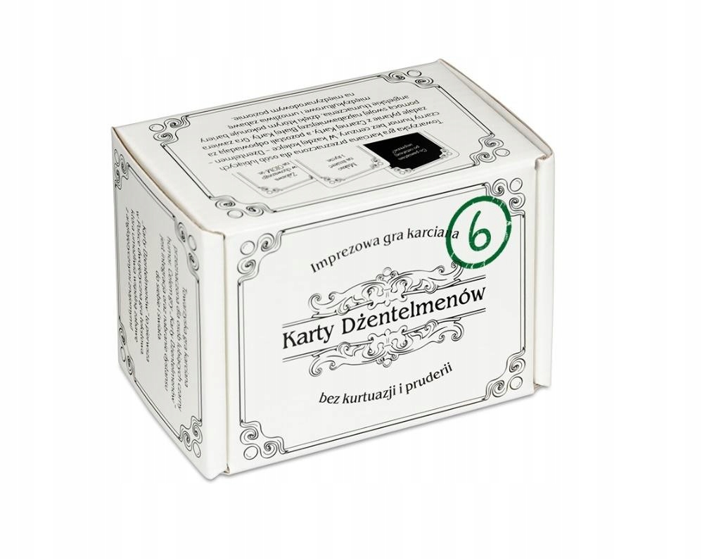 Karcianka dla Dorosłych Karty Dźentelmenów Epizod 6 Imprezowa Gra kreatywna