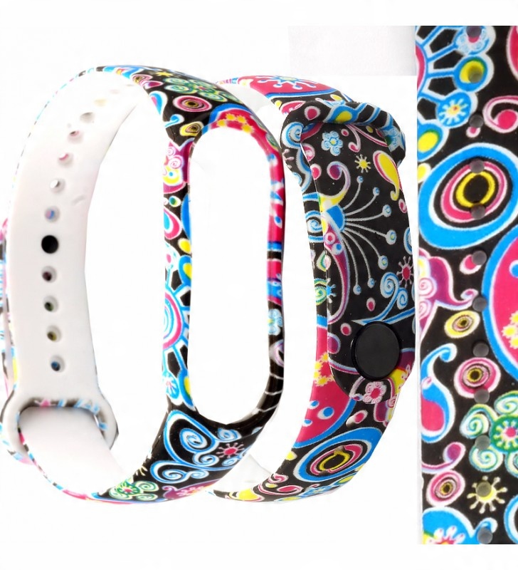 

Opaska Smart Band MI Band M4 M5 M6 Mi3 Mi4 kwiatki