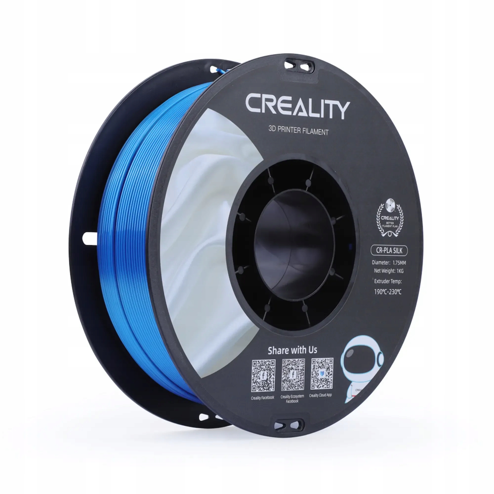 Filament Creality Cr- Silk Pla (niebieski) Creality