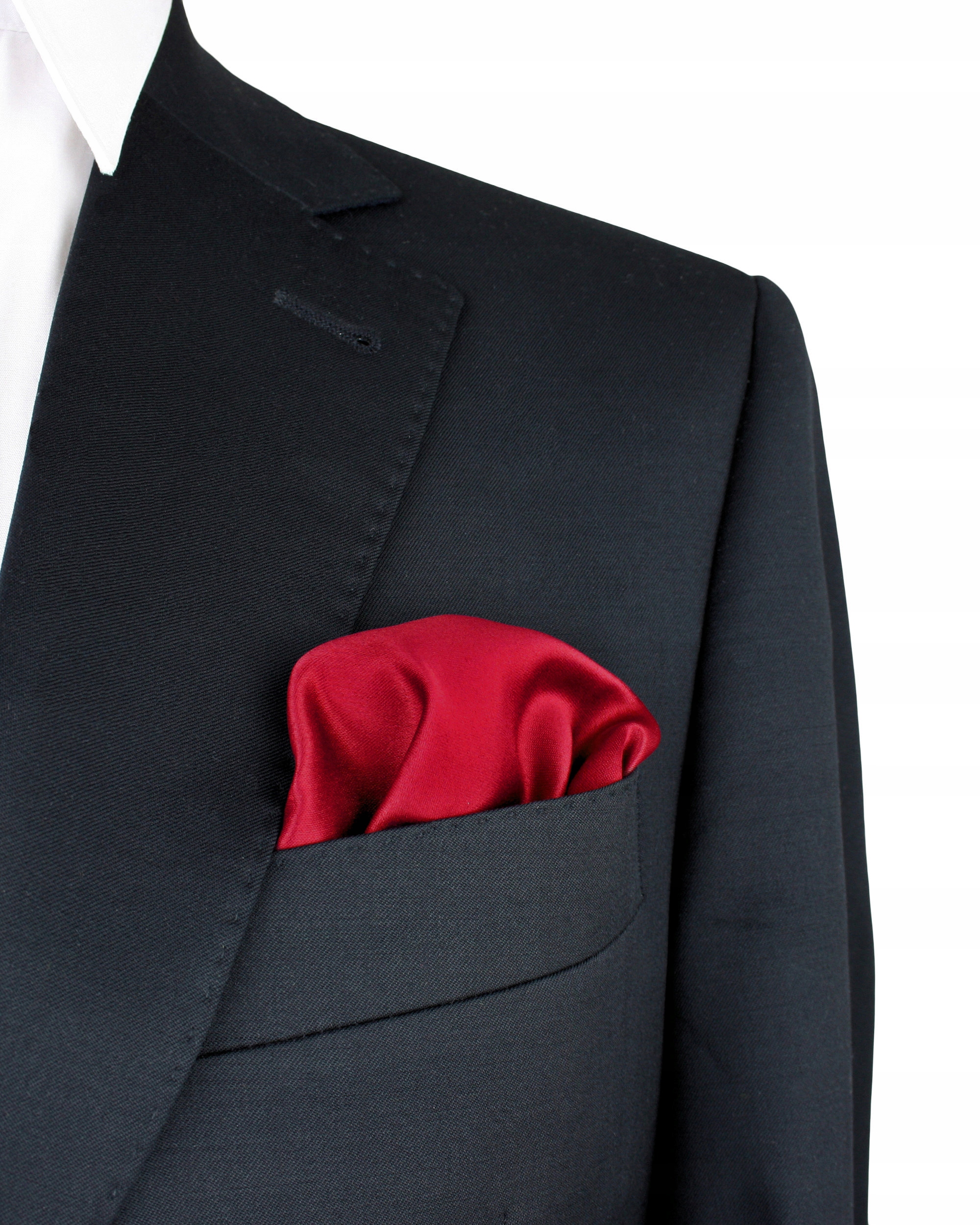 CIEMNOCZERWONA MALINOWA POSZETKA CHUSTKA WYPUSTKA