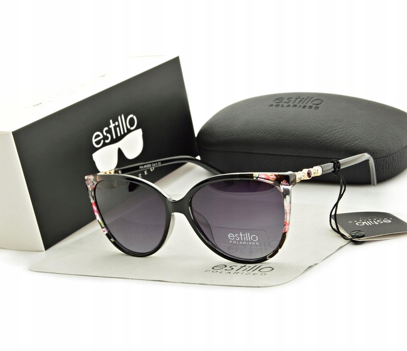 Estillo жіночі поляризовані сонцезахисні окуляри котяче око