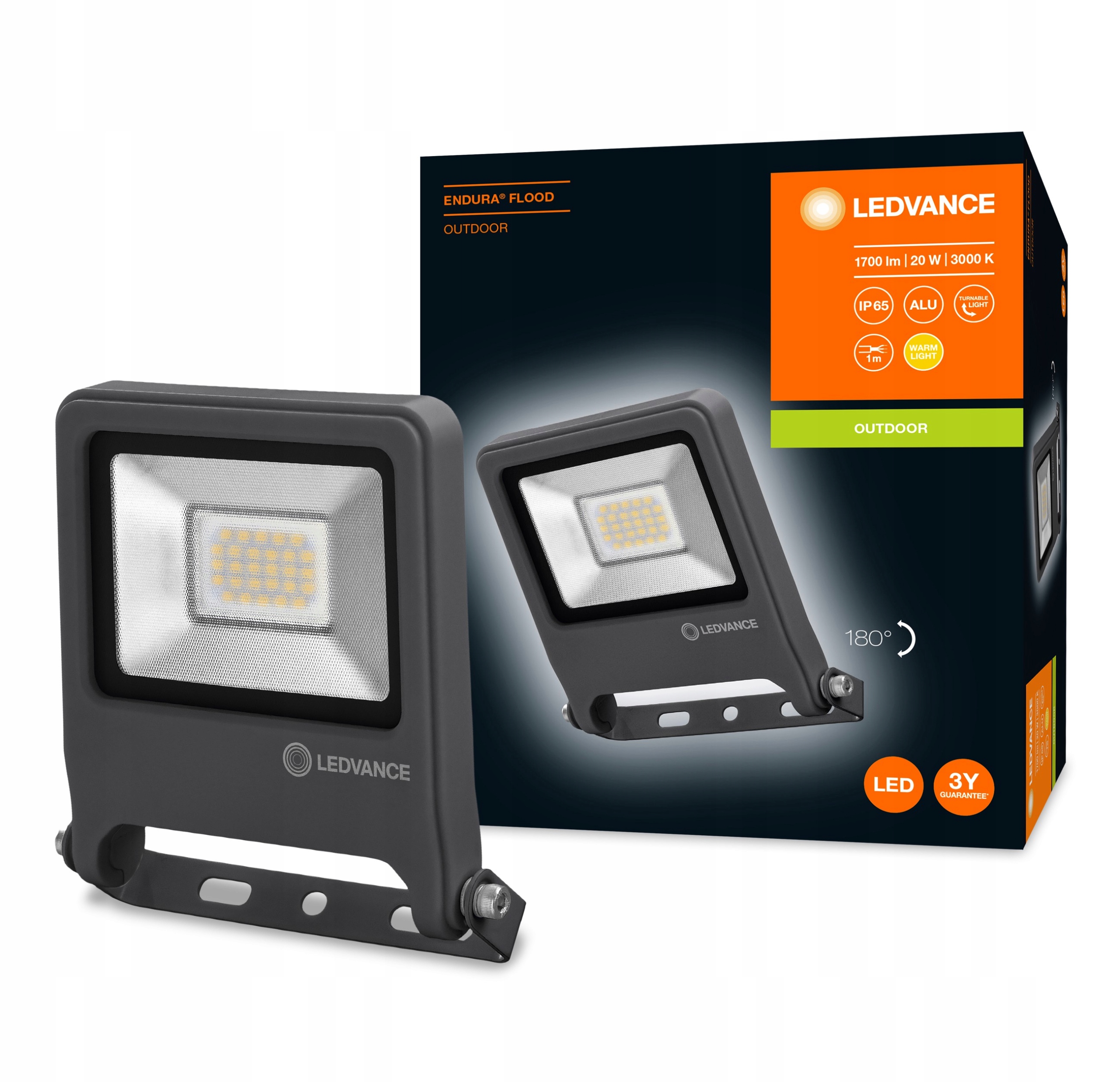 NAŚWIETLACZ LED LEDVANCE ENDURA 20W 3000K IP65