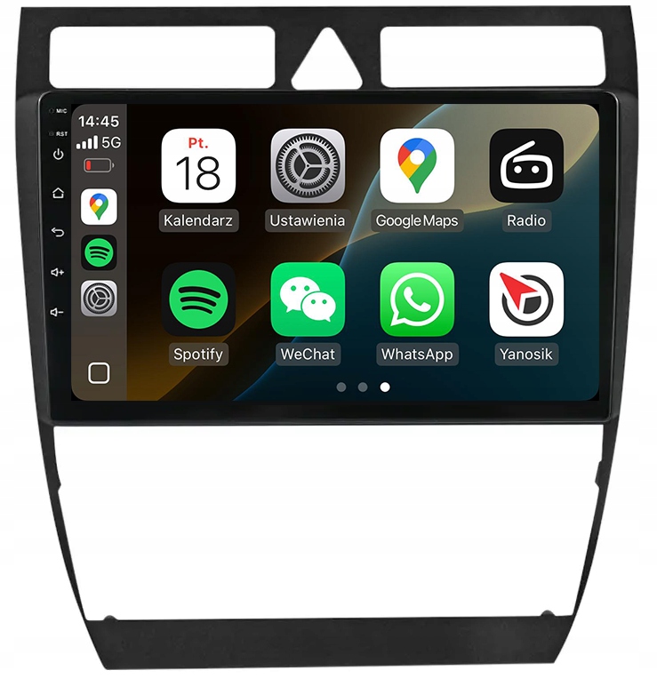 Audi A6 C5 Rádio Navigace Android Carplay Mapy Aplikace