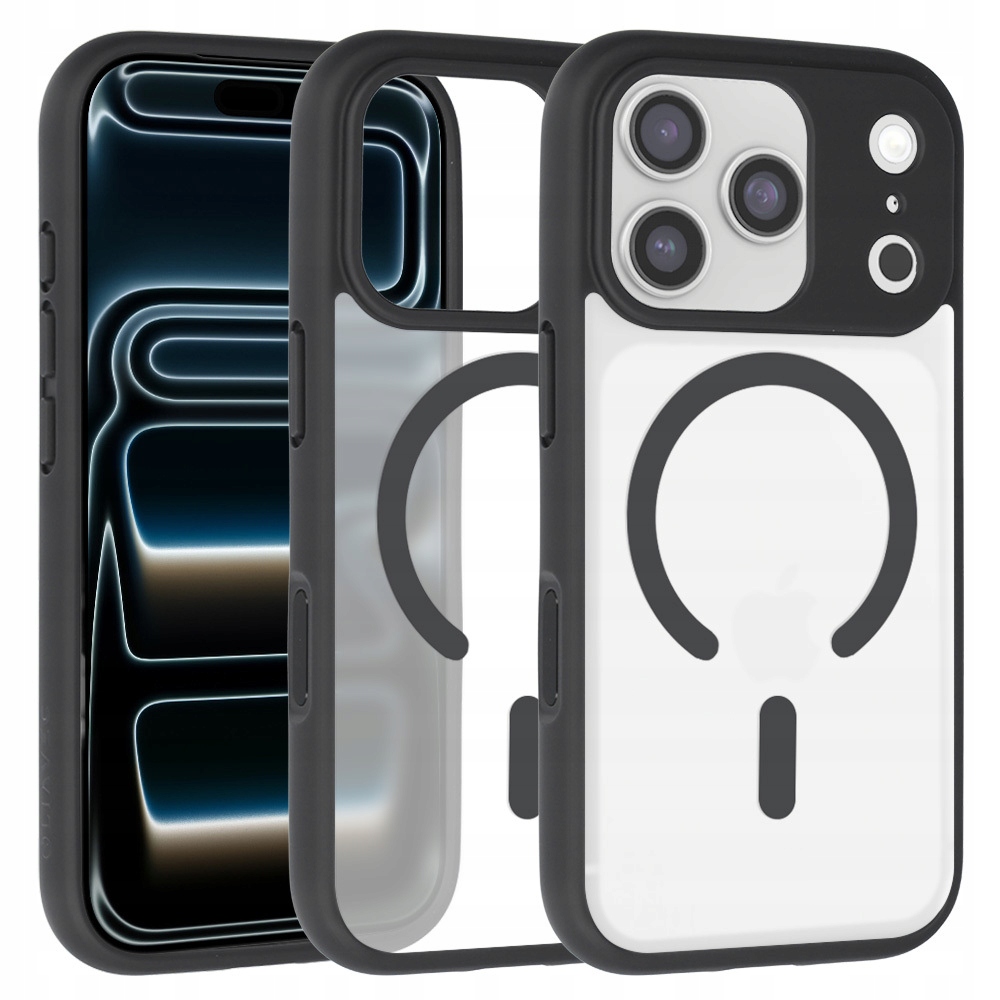 Etui do iPhone 17 Pro Liavec Soft Case MagSafe czarne