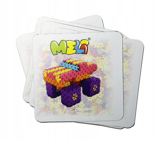 Klocki Meli Travel Box Walizka 500 NOWOŚĆ+ PREZENT Materiał plastik