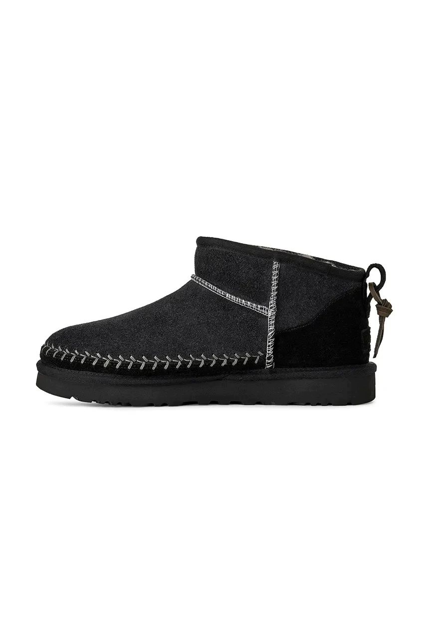 Dámské sněhule Ugg Classic Ultra Mini Biarritz 1171538-BLK černé 37