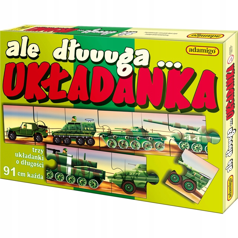 Ale Długa... Układanka 3w1 Puzzle Adamigo