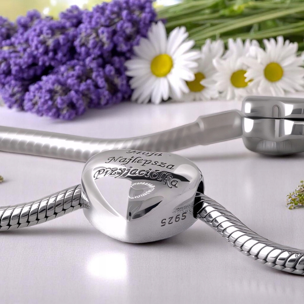 Charms A LEGJOBB BARÁTNŐM ajándék barátnőnek ezüst 925 EAN (GTIN) 5907296723444