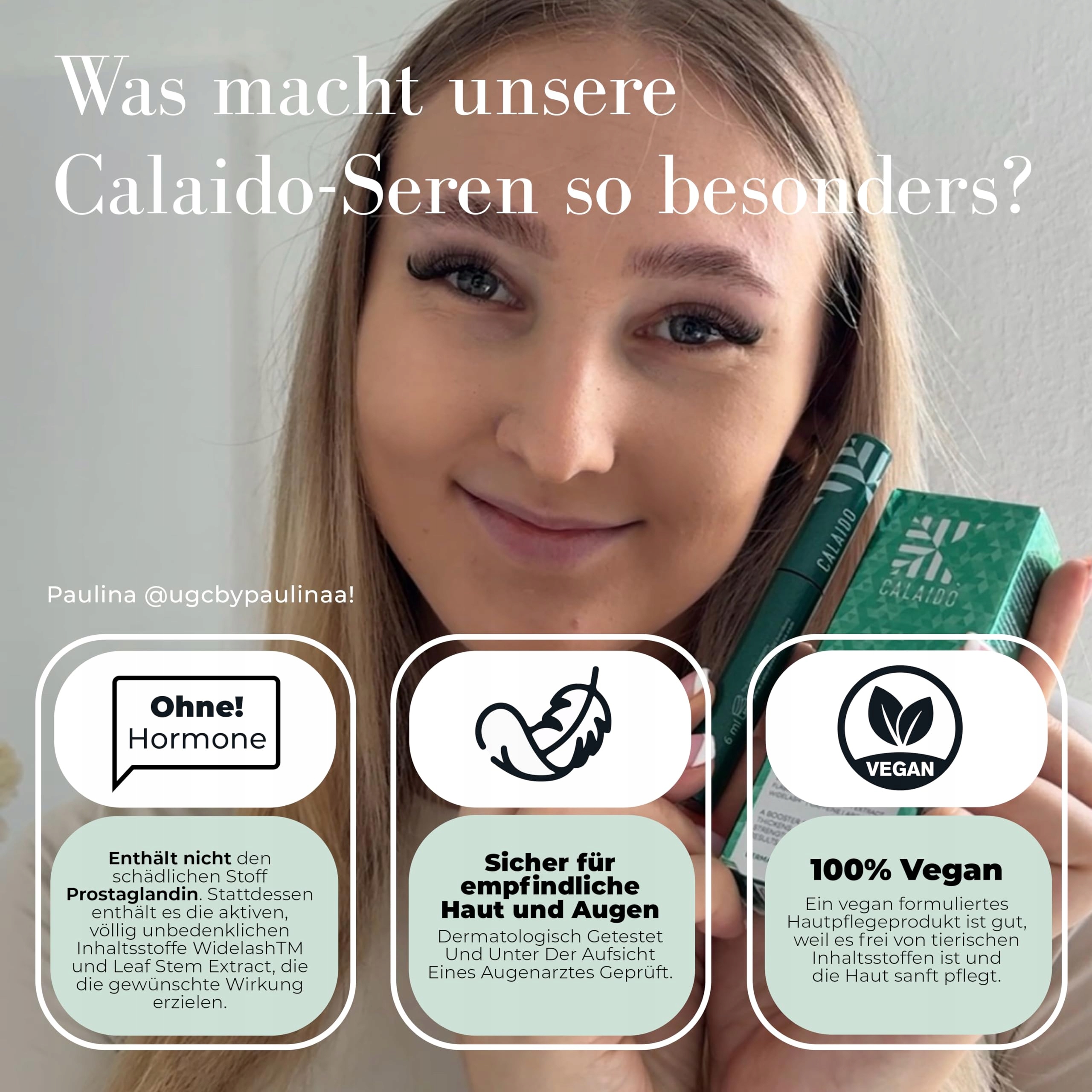 VEGAN WEGANICZNE SERUM DO RZĘS BEZ HORMONÓW NA WZROST RZĘS W 4-8 TYGODNI — miniatura 5