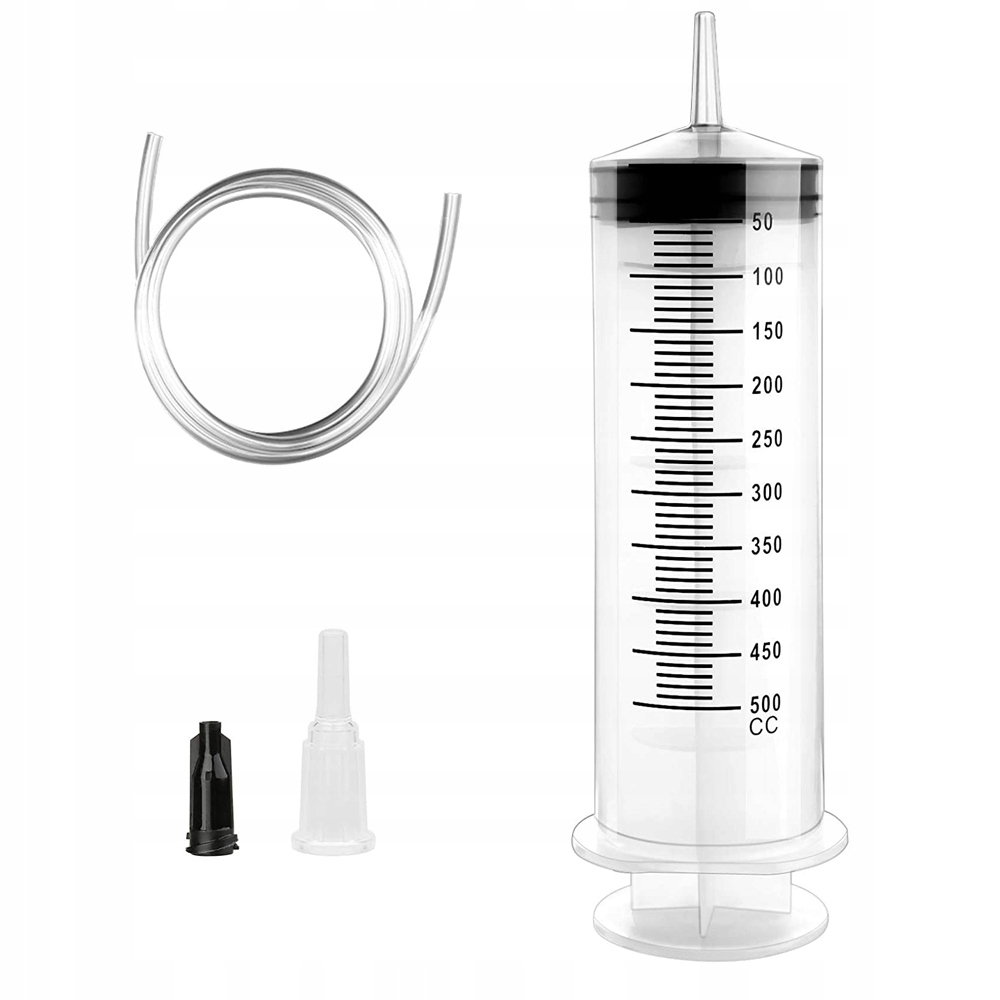 

Strzykawka Odsysarka Oleju Płynu 500 ML Z 1M Wąż