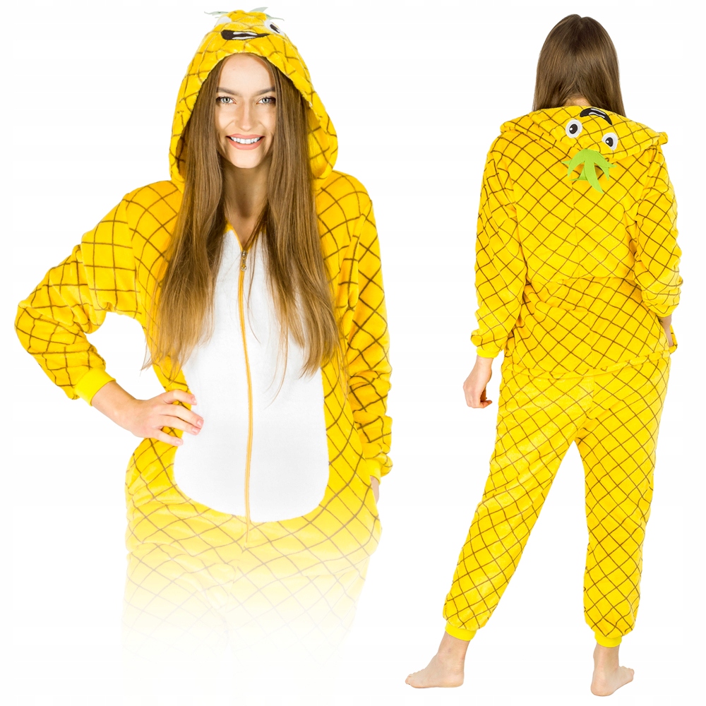 Kigurumi Onesie pyžamový overal ANANAS S