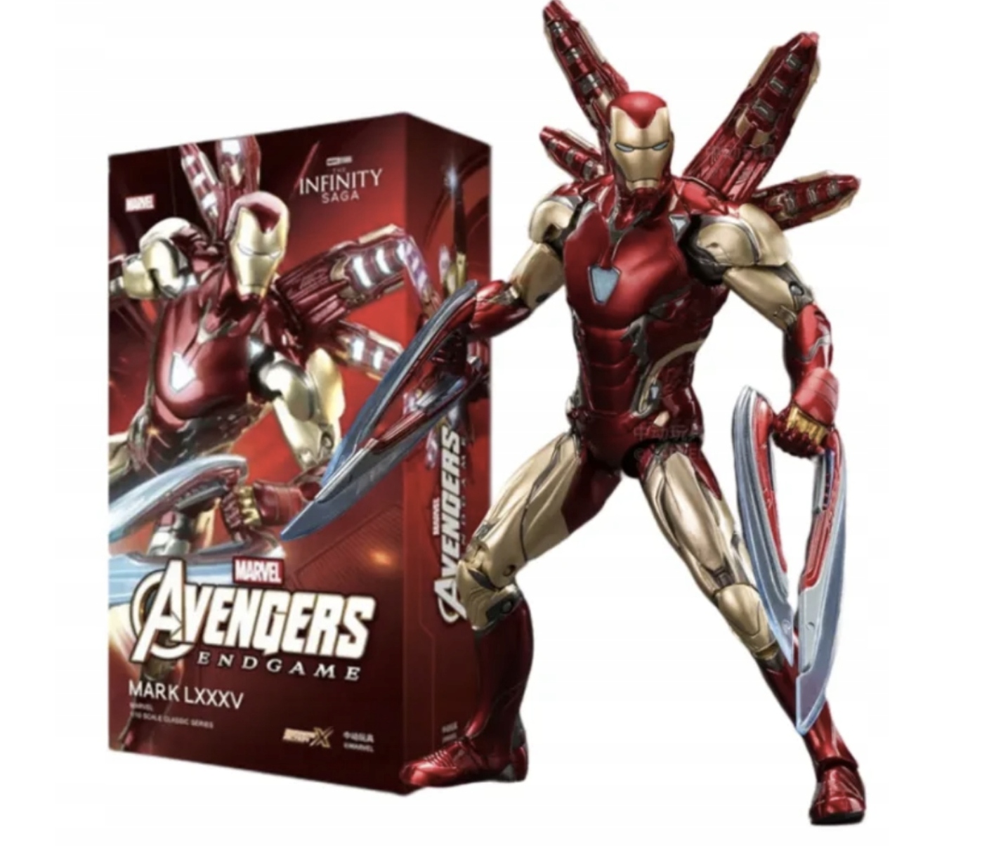 Pohyblivá figurka Iron Man Mk85 LXXXV 18 cm Marvel Zd Toys Originál