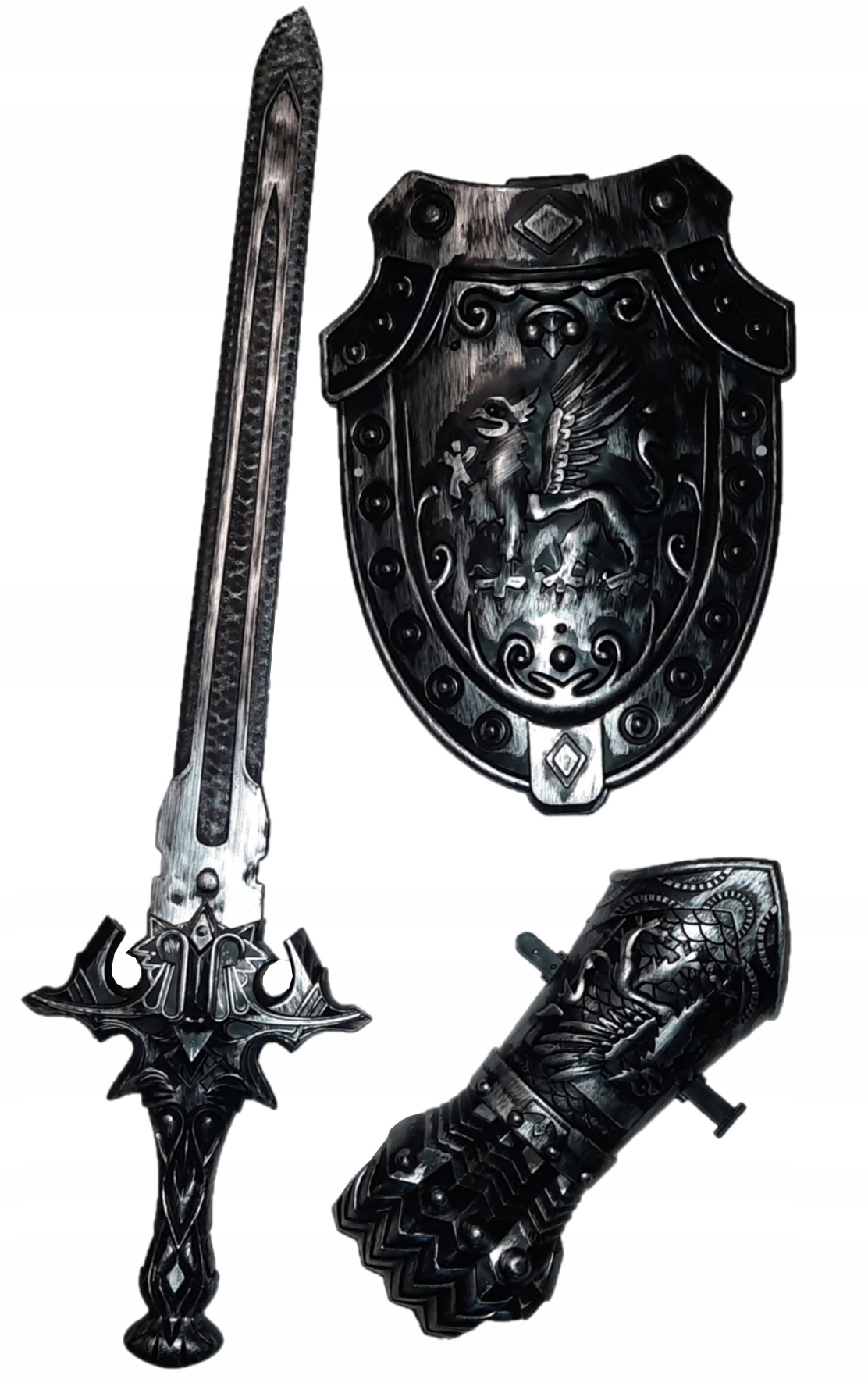 RYCERZ RYCERZA MIECZ TARCZA HEŁM KARWASZ ZBROJA Marka Tropic