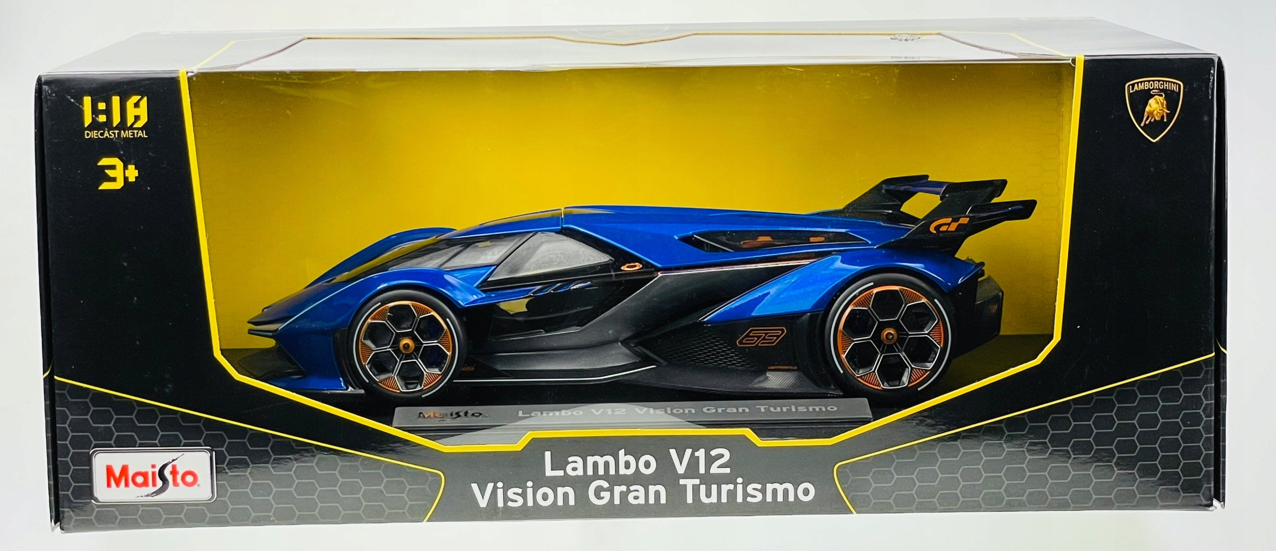 MAISTO LAMBORGHINI V12 VISION GRAN TURISMO 1:18 Płeć chłopcy dziewczynki