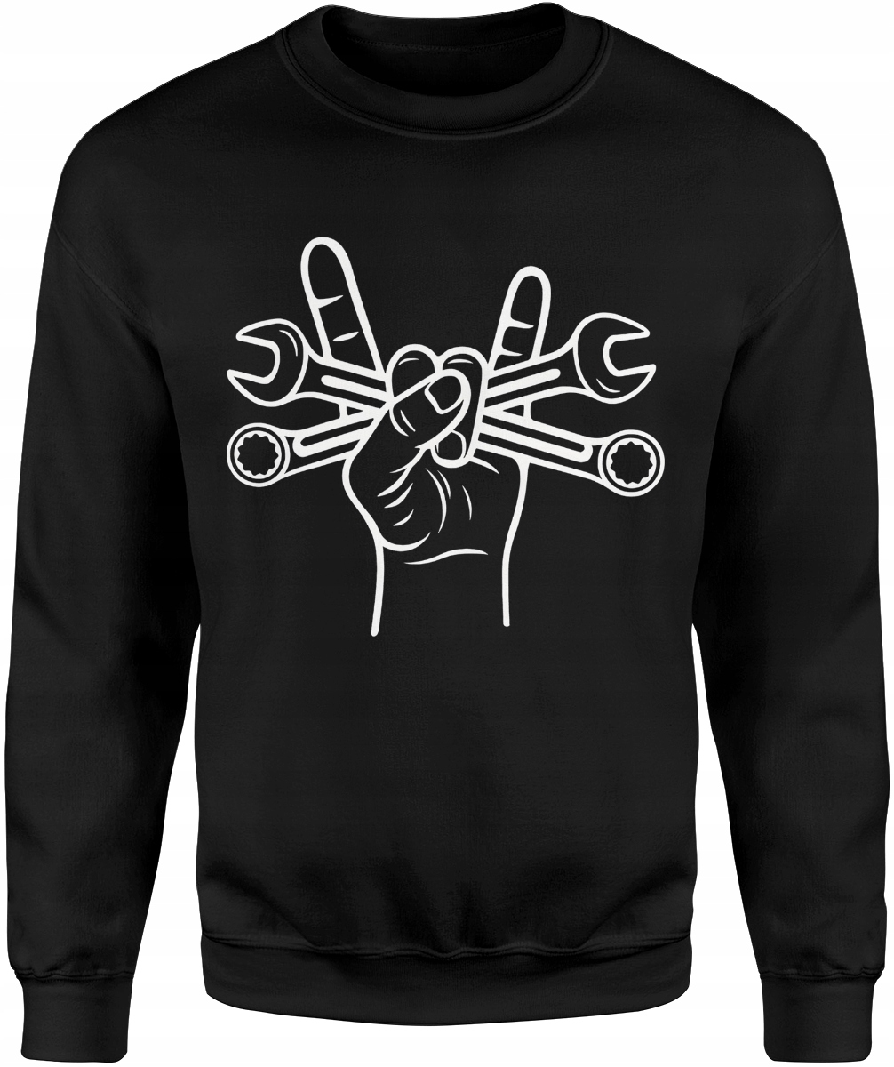 Bluza Męska Mechanik Dla Majsterkowicza Motoryzacyjna Garaż Rock S