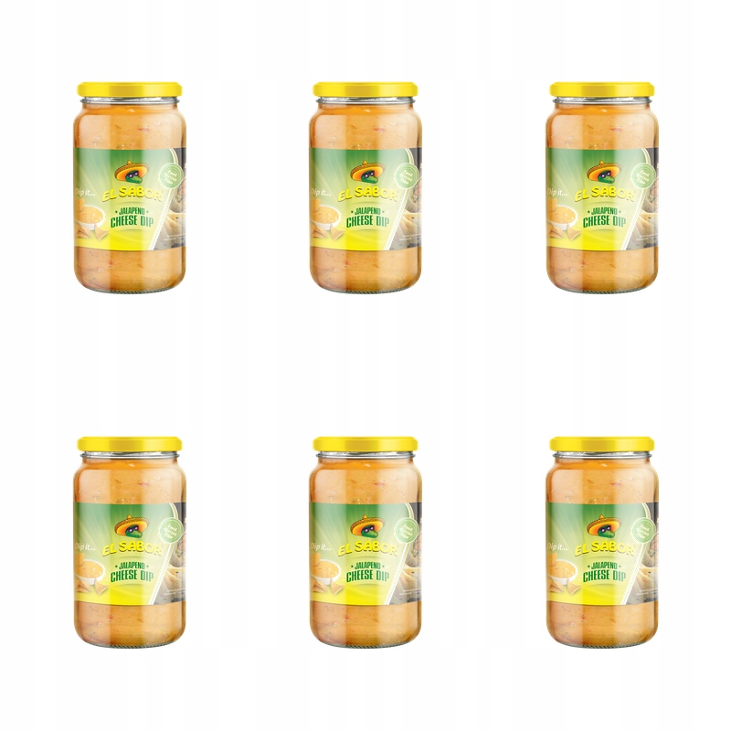 Dip jalapeno cheese 1000g El Sabor X6