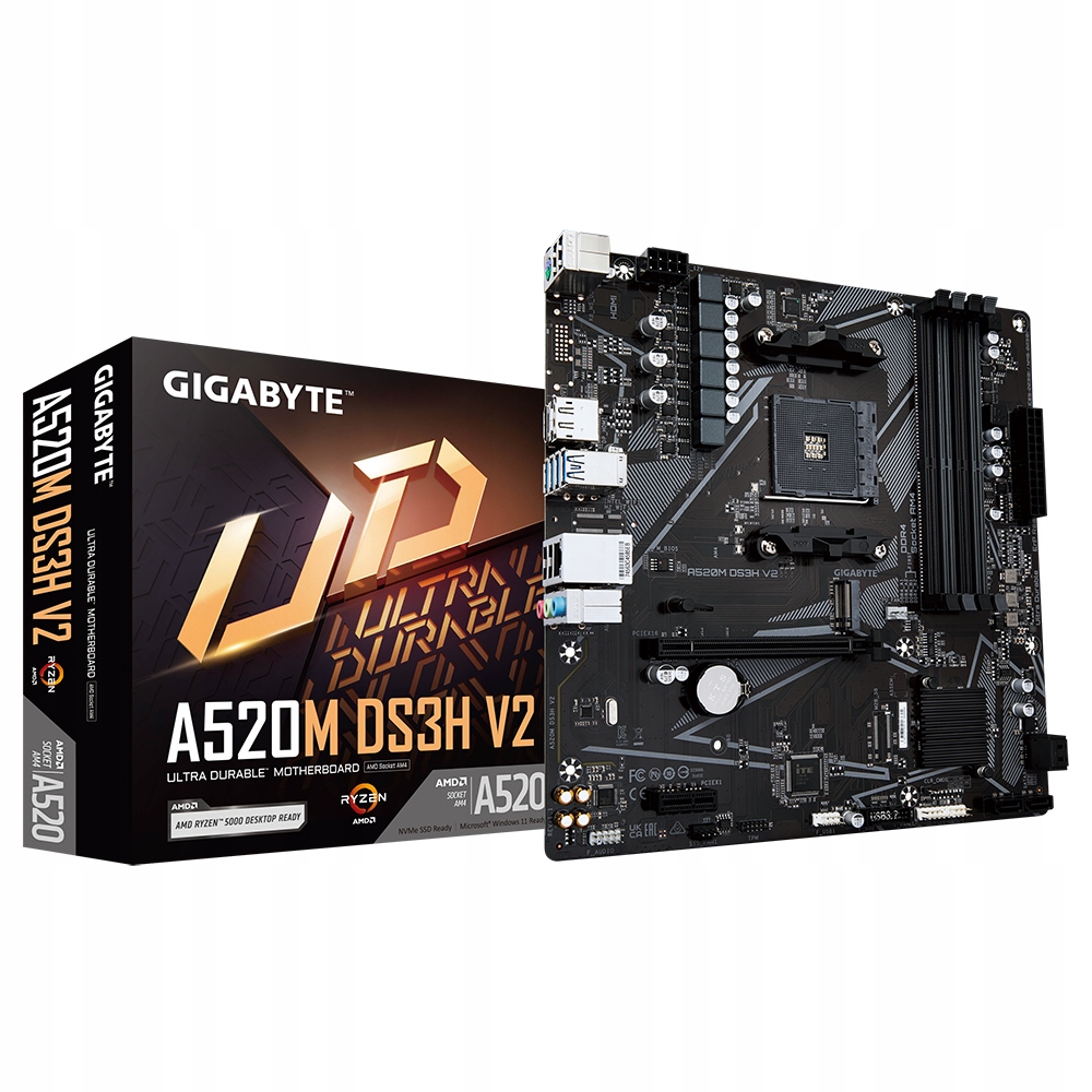 Gigabyte A520M DS3H V2 Rodina procesoru Amd Socket procesoru AM4