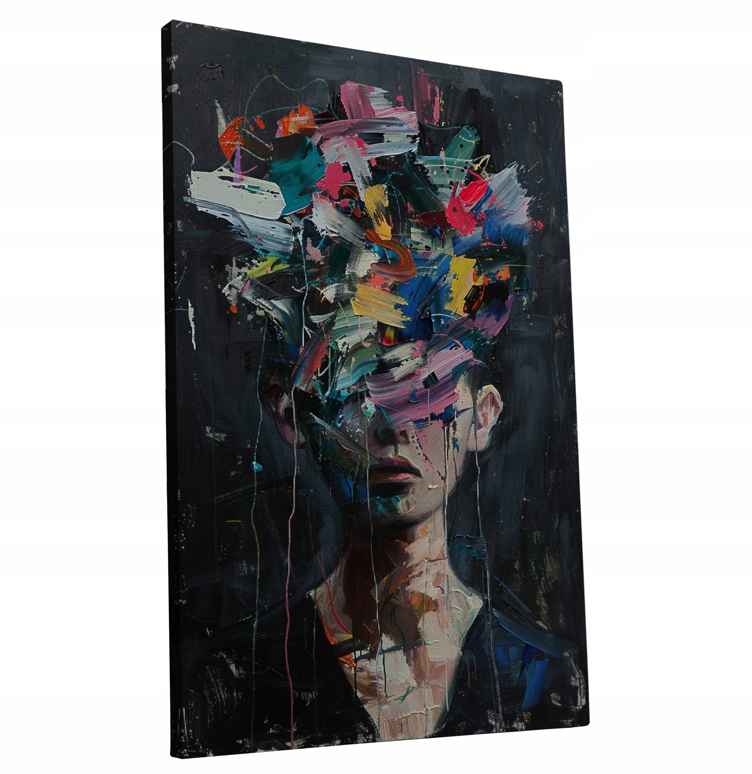 Obraz na plátně Moderní Barevný módní Žena do domu pokoje obýváku 60x90