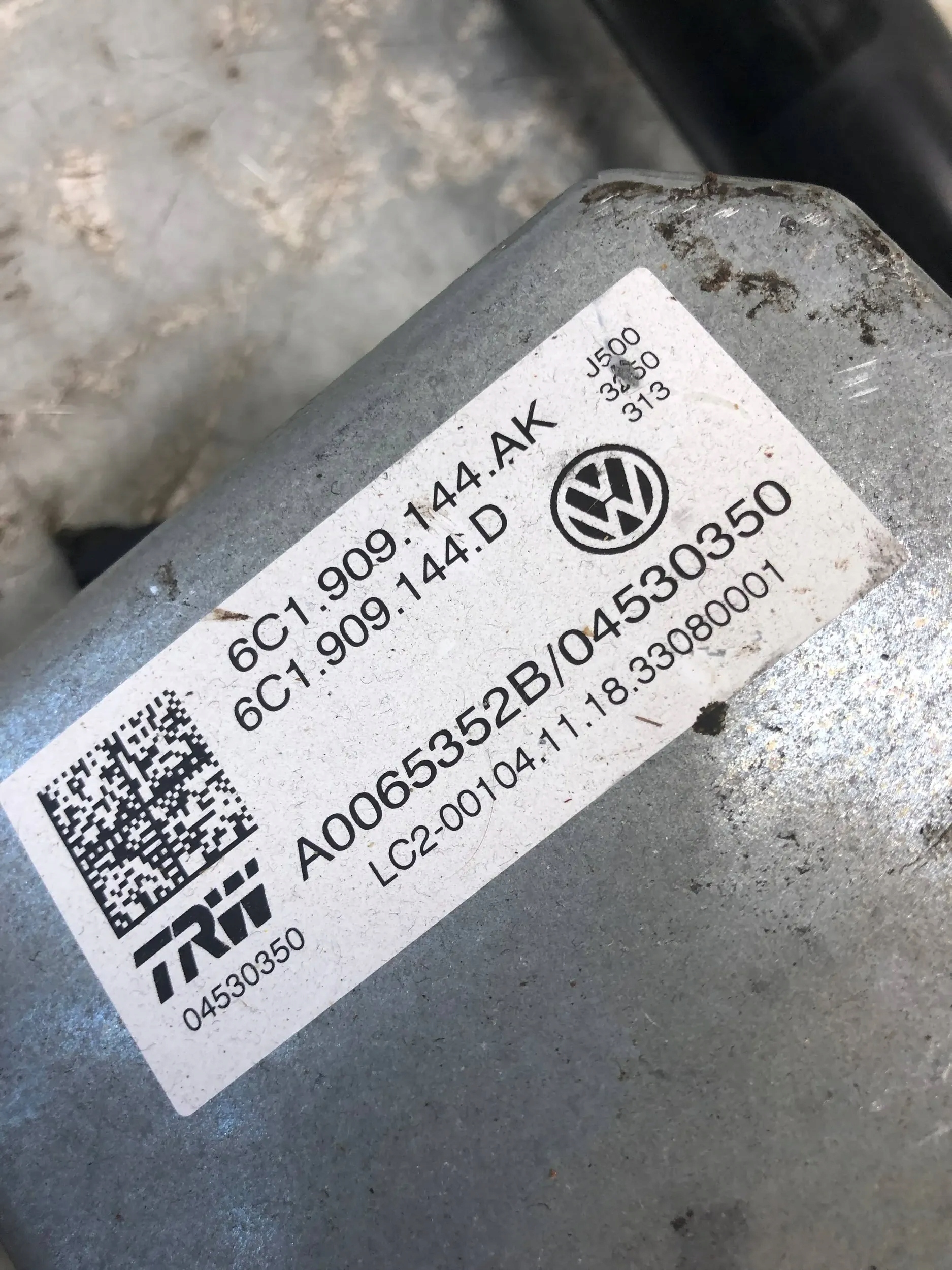 control steering rod SKODA FABIA III 6C1909144AK 6C1423510CE