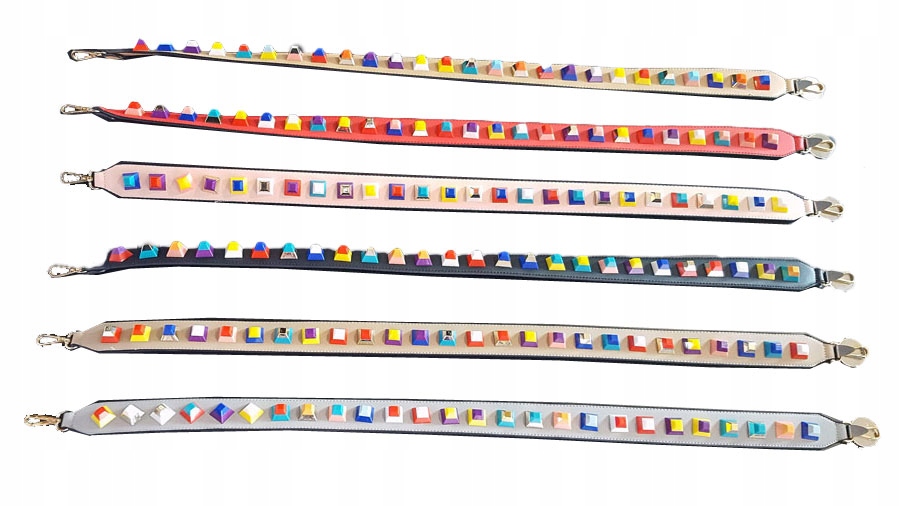 AZTECKI KOLOROWY PASEK DO TOREBKI PIRAMIDY 3D BOHO