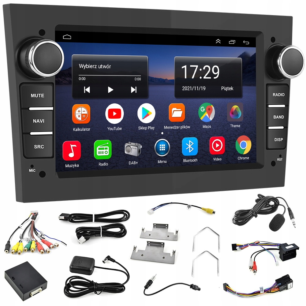 RADIO 7' ANDROID CANBUS DO OPEL VECTRA C 2002-2008