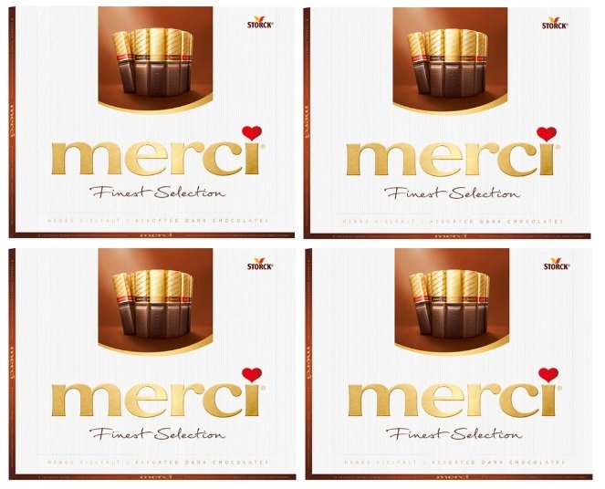 4x250g Merci czekoladki deserowe