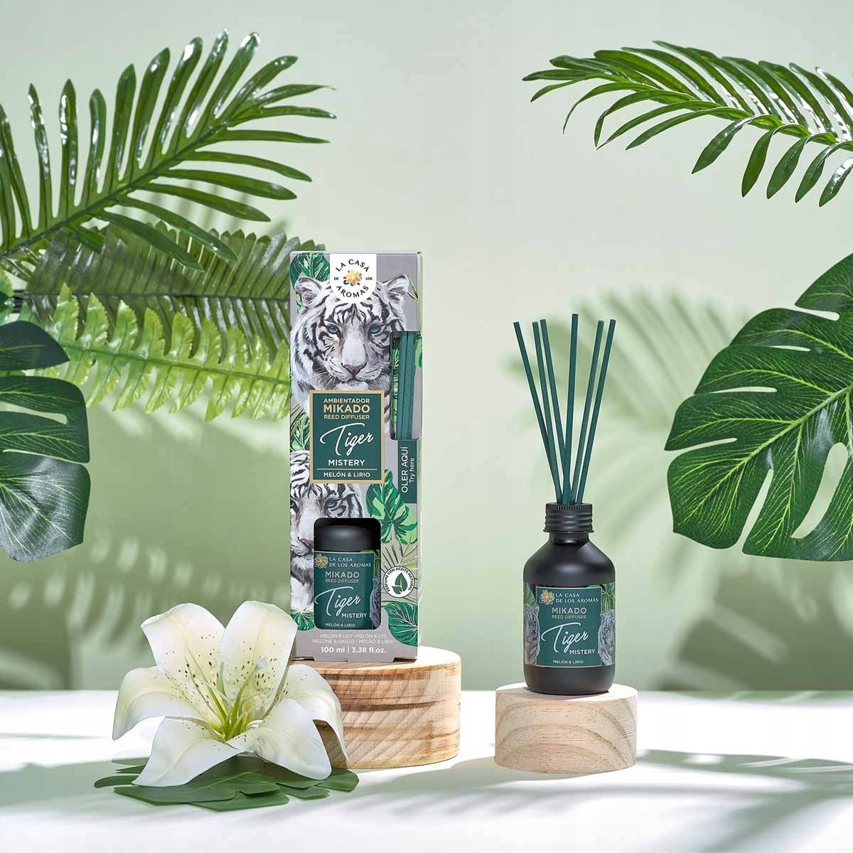 LA CASA DE LOS AROMAS patyczki Tiger Mistery 100ml Rodzaj dyfuzor z patyczkiem