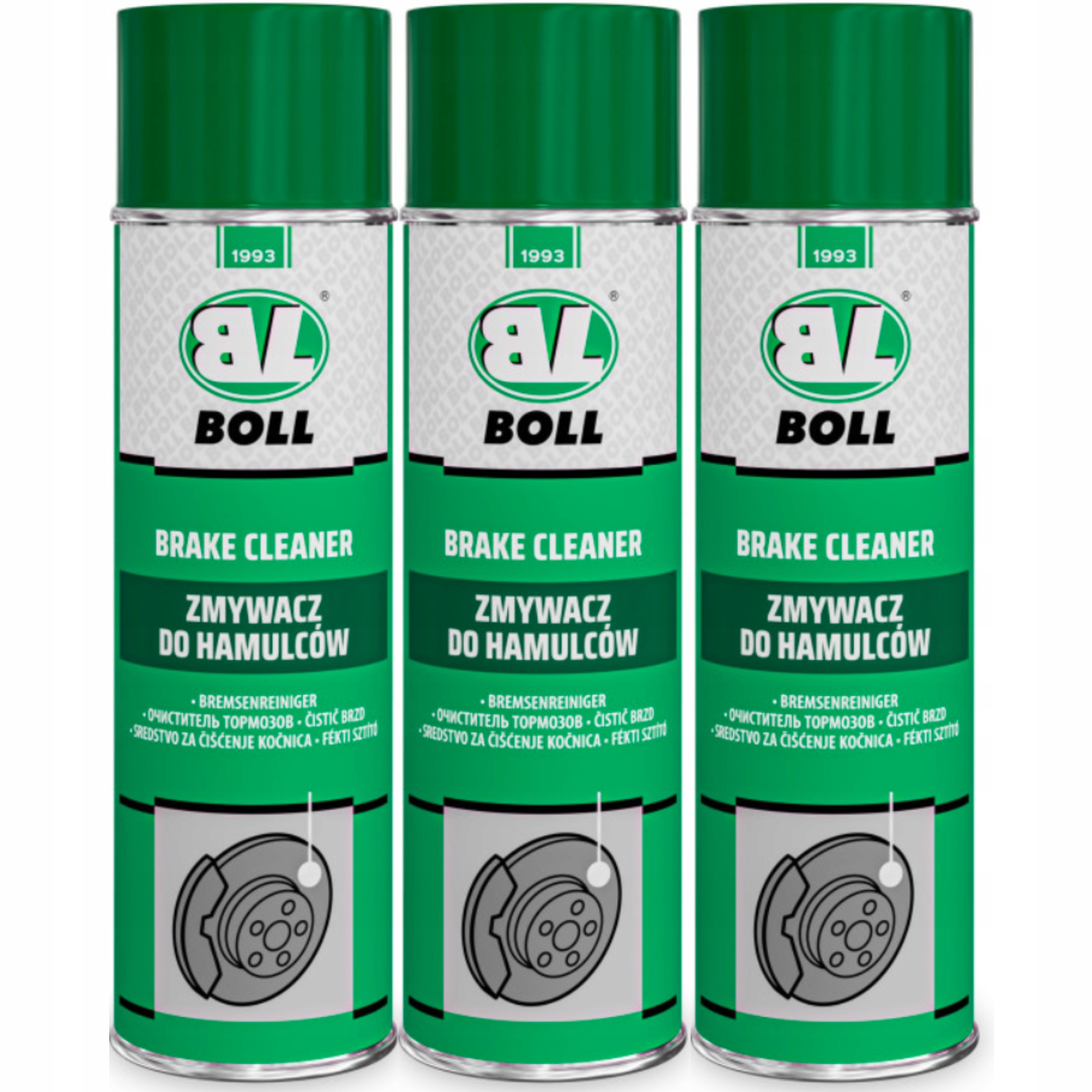 Zmywacz Do Hamulców Brake Cleaner Odtłuszczacz Spray 500ML 3SZ 0010441 Boll