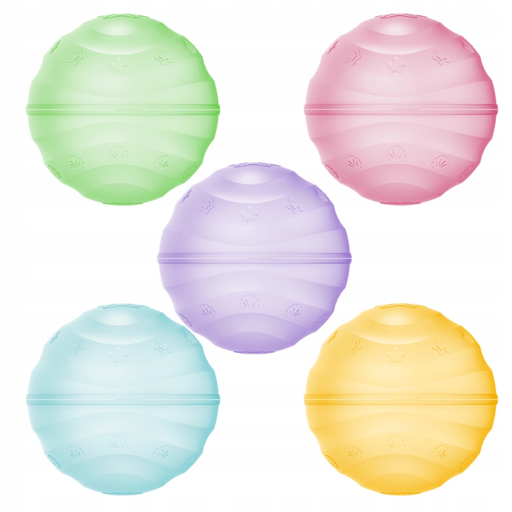 BOMBY WODNE BALONY NA WODĘ WIELOKROTNEGO UŻYTKU MAGNETYCZNE ZESTAW 6 SZTUK