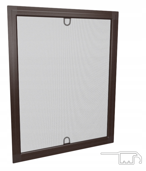 

Moskitiera Okienna Z Ramką 50x140cm Aluminiowa