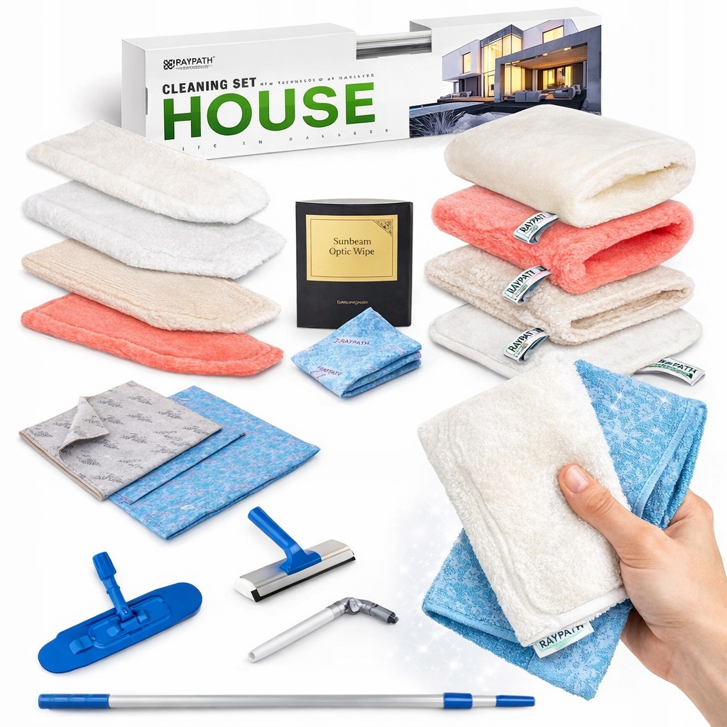 Raypath zestaw do sprzątania domu Pełny nanosrebro bez chemii Sunbeam