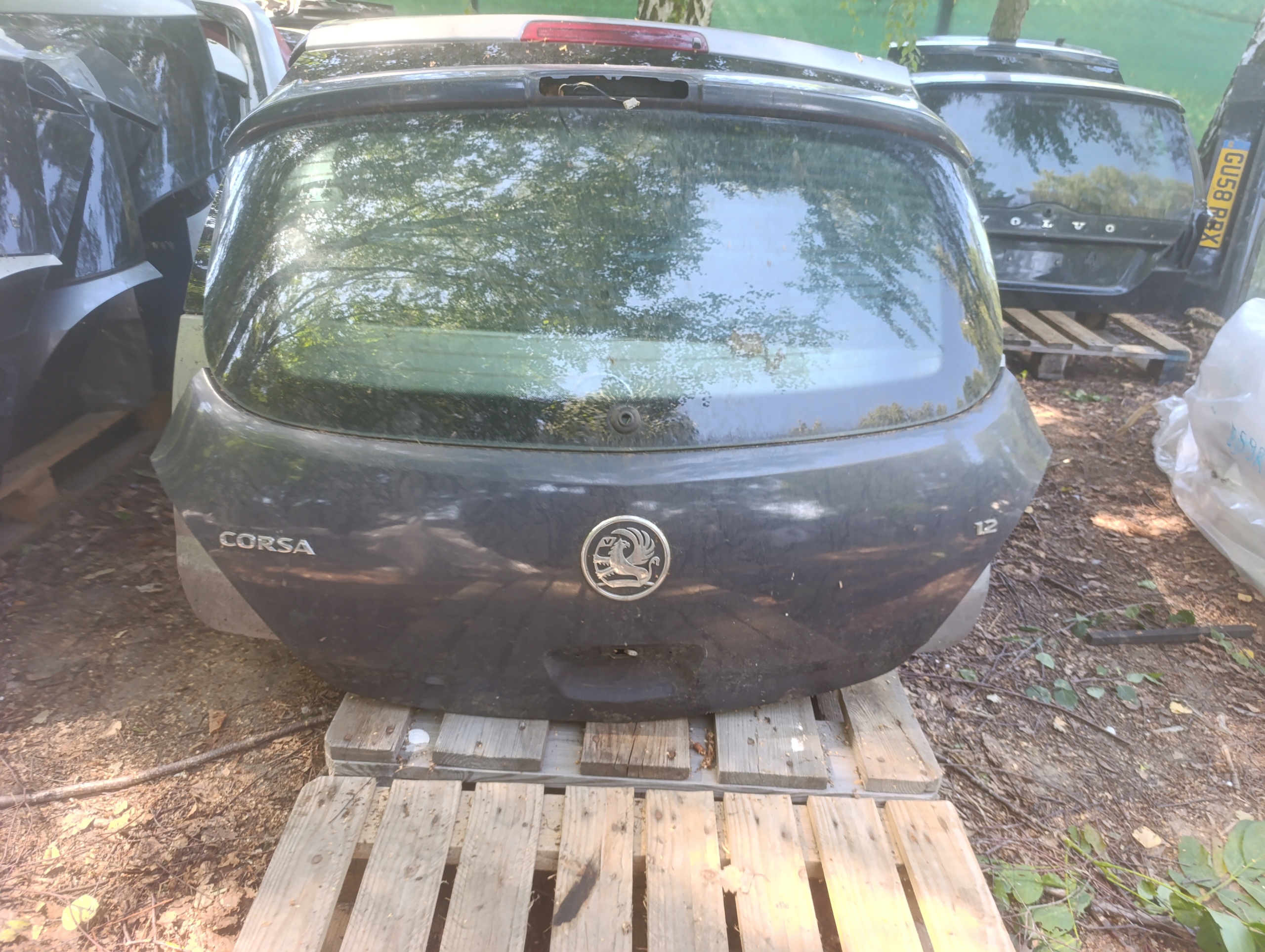 boot door rear OPEL CORSA D KOD LAKIERU Z168 unprotected 3D