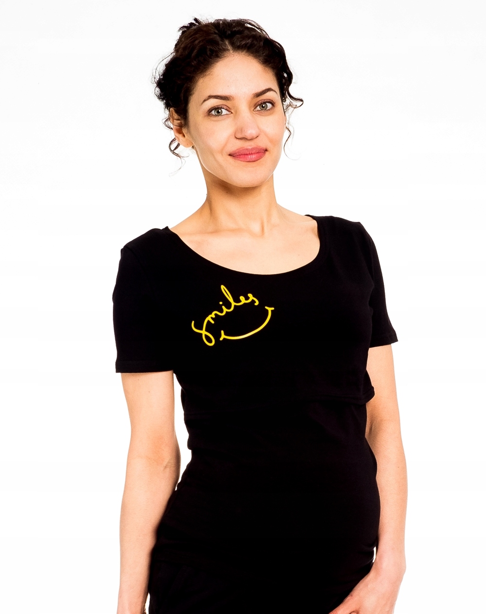 

T-shirt Ciążowy I Do Karmienia 'smiles' rozm. S