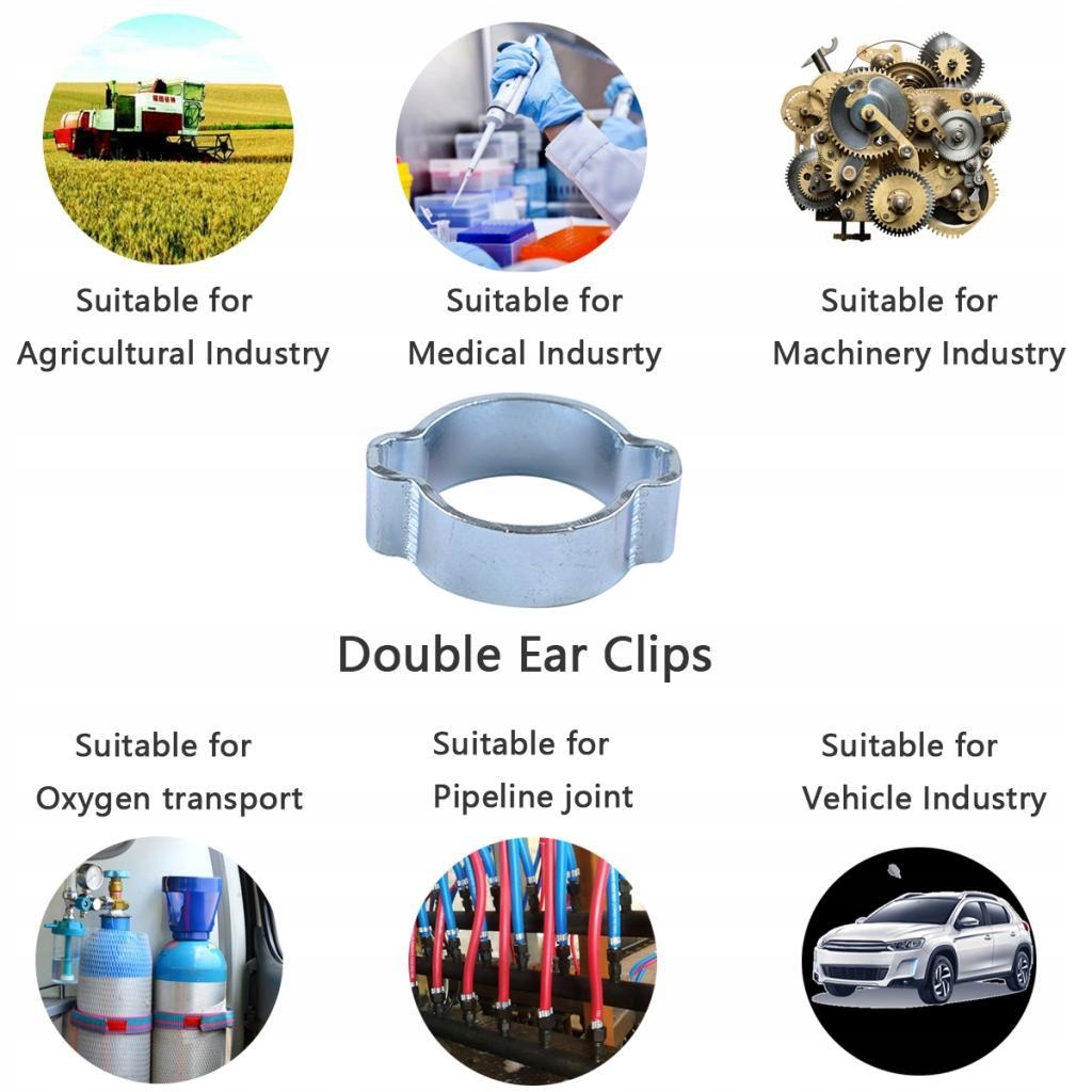 128 szt. Podwójne zaciski do węży, Typ samochodu Niezdefiniowany
