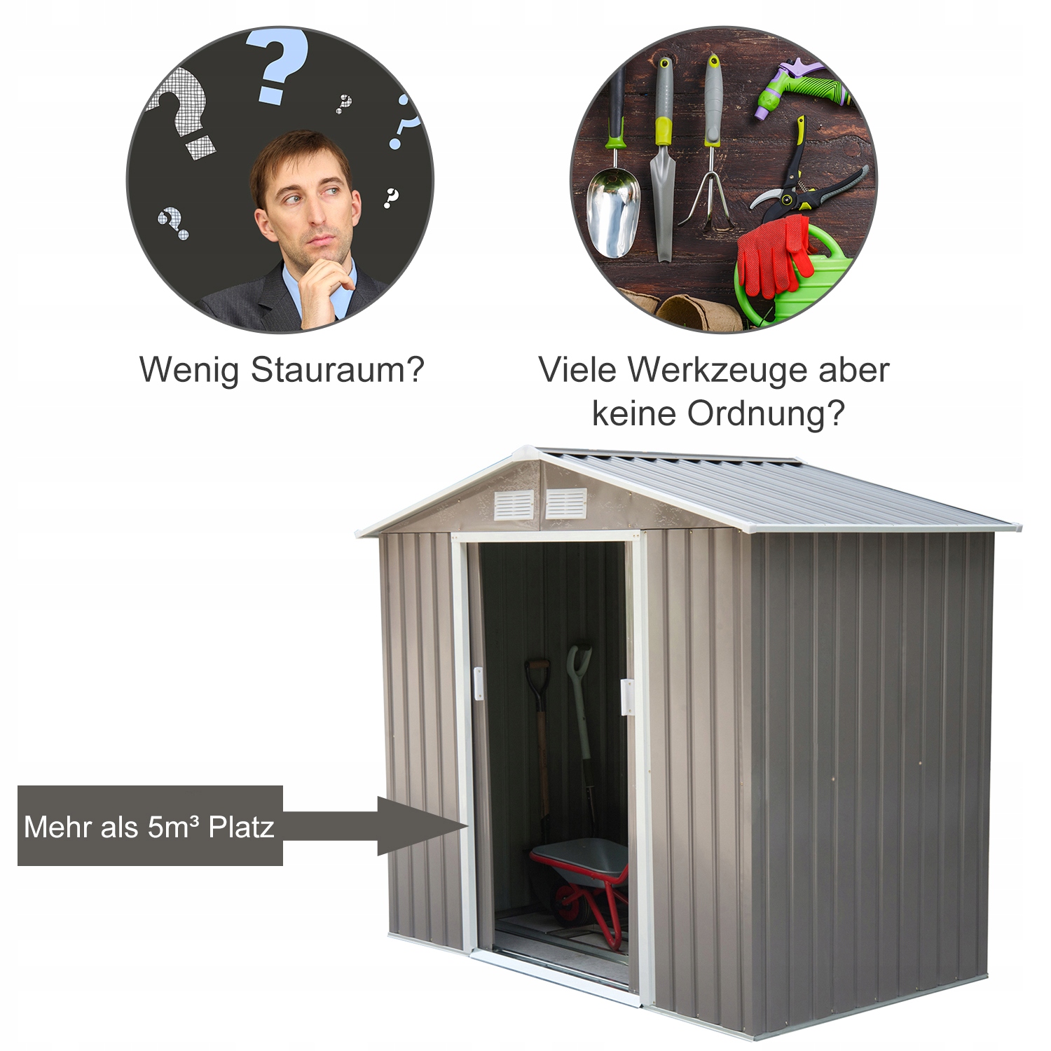 Szopa ogrodowa z przesuwanymi drzwiami 213 dł. x 1 Stan opakowania oryginalne