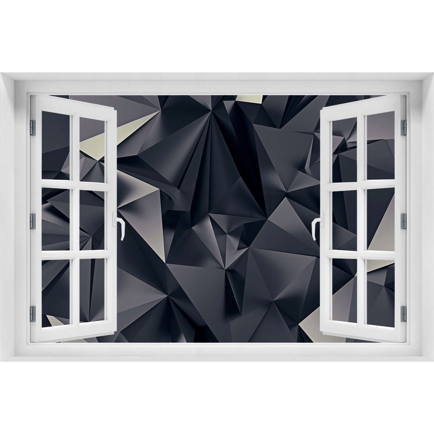 

3D Okno Naklejka na ścianę Abstrakcyjne tło 120x80