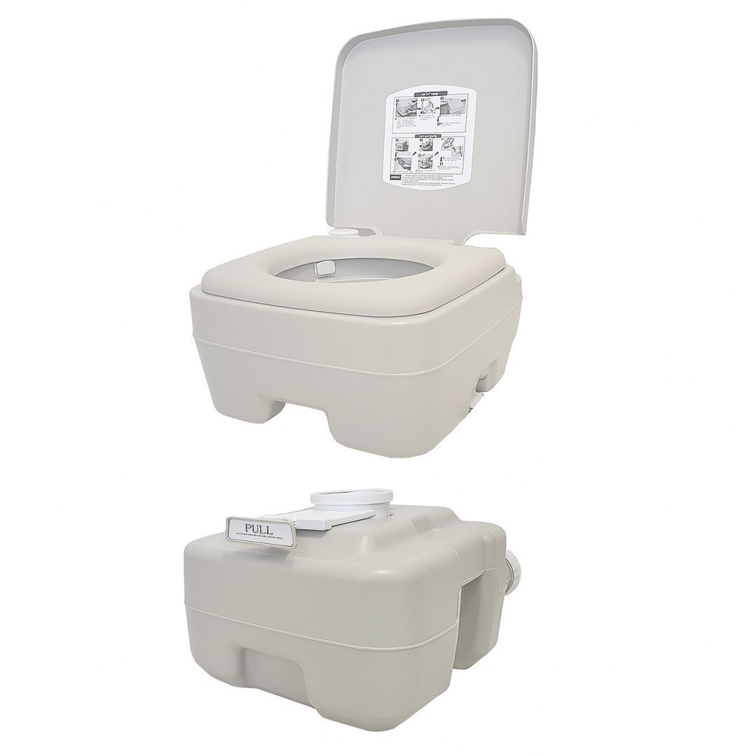 Toaleta turystyczna, toaleta przenośna poj. 20 L Pojemność zbiornika na nieczystości 20 l