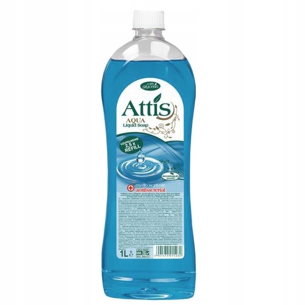 

Mydło W Płynie Antybakteryjne 1L Attis Aqua Pure